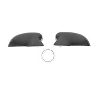 1 par de tapas embellecedoras de cubierta de espejo lateral de cristal retrovisor de bocina de buey de fibra de carbono decoración Exterior de coche elegante para Focus MK3 2012 a