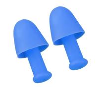 1 par de tapones para los oídos de silicona suave, impermeables, reutilizables, reducción de ruidos, tapones para los oídos para nadar y dormir