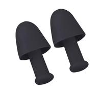 1 par de tapones para los oídos de silicona suave, impermeables, reutilizables, reducción de ruidos, tapones para los oídos para nadar y dormir