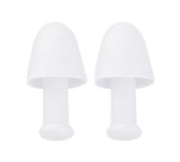 1 par de tapones para los oídos de silicona suave, impermeables, reutilizables, reducción de ruidos, tapones para los oídos para nadar y dormir