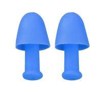 1 par de tapones para los oídos de silicona suave, reutilizables, resistentes al agua, reducción de ruidos, tapones para los oídos para natación, surf, esnórquel, bloques de sonido