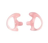 1 par de tapones para los oídos de tubo de bobina acústica de aire portátil izquierdo y derecho, reemplazo de auriculares walkie talkie, parte mediana