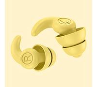 1 par de tapones para los oídos para dormir, tapones de silicona con cancelación de ruido, reutilizables, cómodos, con bloqueo de sonido, tapones para los oídos para el trabajo, el sueño y el estudio