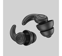 1 par de tapones para los oídos para dormir, tapones de silicona con cancelación de ruido, reutilizables, cómodos, con bloqueo de sonido, tapones para los oídos para el trabajo, el sueño y el estudio