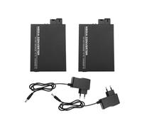 1 Par de Transceptores Ethernet Gigabit de Fibra Óptica A RJ45 Monomodo de Fibra Óptica, 20 , Enchufe UE.