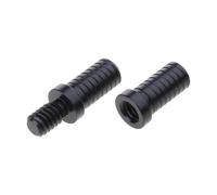 1 par de tuercas de tornillo de aluminio macho y hembra de 1/4, herramienta esencial para fotógrafos y videógrafos al aire libre, tuerca de tornillo de conversión de aluminio