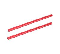 1 par de varillas de tubo redondo de 15 mm de longitud, construcción de aluminio para sesiones de video al aire libre, barra guía de cámara