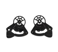 1 Par De Viseras para Casco Motocicleta Montaje Engranaje Placa Base Fija Soporte Lente Apto Accesorios FF805 Vista Base Estable Y Segura Durante Viaje Duradera Y Confiable