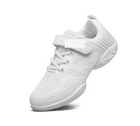 1 par de Zapatos Baile porristas, Transpirables for animar, Zapatillas competición, Tenis Entrenamiento atlético para Animadoras(36(Inner 23.3cm))