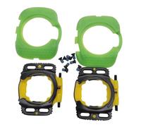 1 par de zapatos de ciclismo de liberación rápida, con pedal autobloqueante aerodinámico para WAHOO SpeedPlay Zero (verde)
