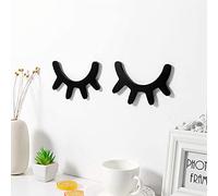 1 Par DecoracióN PestañAs Madera 3D Ojos PestañAs Madera DecoracióN Etiqueta PestañAs HabitacióN Madera Para Arte Pared HabitacióN Los NiñOs, DecoracióN EcolóGica PráCtica, DecoracióN NavideñA