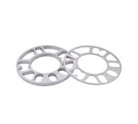 1 Par Espaciadores Rueda Aleación Aluminio 3mm 5mm 6mm 8mm 10mm Adaptadores Cubo Neumático Junta Para 4x100 4x114,3 5x100 5x108 5x112 5x114, 5x120 Adaptador Rueda Separadores(5mm)