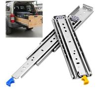 1 Par Guias Correderas con Rodamientos de Bolas Extensión Completa Montaje Lateral Guias Correderas para Cajones para Cajones con Cerradura para Uso Industrial(Yellow,1700mm/68in)