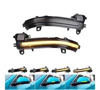 1 Par Luces de giro indicadoras intermitentes dinámicas para B-MW 1 2 3 4 Series F20 F21 LCI F22 F23 F87 M2 F30 LCI F31 LCI F34 GT F32 F33 F36 i3 I01 X1 E84 (Negro)