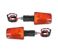 1 par Luces Direccionales para Motocicleta para Suzuki DR 350 650 125 200 250 250S 350 350S GSXR 750 1100 RF600 RF900 Bandit 1200 Vástago Corto Intermitentes