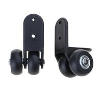 1 par maleta de viaje equipaje rueda reemplazo práctico reparador accesorios de reparación para viajeros