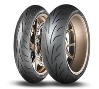 1 Par Neumáticos Moto Dunlop Qualifier Core 120 70 ZR17 58W + 180 55 ZR17 73W