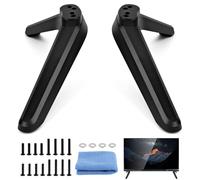 1 Par Patas Universales para Soporte de TV, Compatibile con Mayoría de Televisores LCD LED, Pies de Pedestal para TV con Tornillos, Patas de Repuesto para Base de Soporte de TV