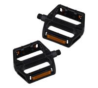 1 Par Pedales para Bicicleta, Fibra de Nailon MTB Antideslizantes, 9/16" Pedale con Reflectores, Juego de Pedales de Bicicleta para MTB/BMX/Carretera