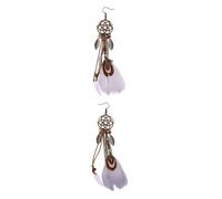 1 Par Pendientes Largos de Atrapa Mujer de Accesorios Elegantes y Ocasiones Especiales