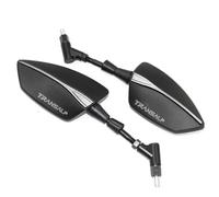 1 par Piezas De Espejo Retrovisor Lateral Giratorio Ajustable Para Motocicleta Para Hon&da XLV 700 TRANSALP XL600V XL650V Espejo lateral trasero(Titanio,A)