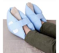 1 Par Protector De Talón Antiescaras, Suave Ajustables Cojín Elevador De Pies Antiescaras Con Cierre De Vel-cro, Para Pacientes Postrados En Cama Alivio De Úlceras Por Presión Y Las Escaras