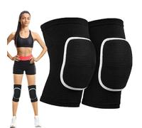 1 Par rodilleras,Rodilleras Voleibol para Niño/Adulto,rodilleras futbol sala portero,Elástica Protector Rodilla para Balonmano Futbol Baloncesto Moto Patinaje Artístico Baile Entrenamiento Pilato (L)