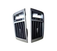 1 Par Salida Aire Acondicionado Tablero Central Coche Para Toyota Para Land Para Cruiser LC200 2008-2015 A/C Rejilla Ventilación Insertar(Silver)