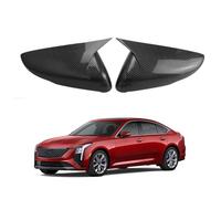 1 Par Tapa Adhesiva Espejo Retrovisor para Cadillac CT5 2020-2025 Carbon Fiber Texture, Cubierta Decorativa Carcasa Lateral