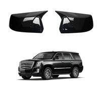 1 Par Tapa Adhesiva Espejo Retrovisor para Cadillac Escalade 2015-2020, Cubierta Decorativa Carcasa Lateral,Glossy Black