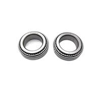 1 par V Dirección del Volante del Volante Delantero de rodamiento de la Motocicleta Rodamiento de presión de la Aguja Compatible con Modelos CRF250R CRF450R(22-1010)