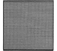 1 Par Visaton Efecto 80 Rejilla De Chapa Perforada 85 X 85 X9 MM Negro 090314