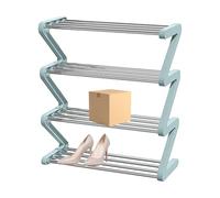 1 para Closet Z Shape - Z Shape Closet Boot Organizer, 51 x 45 x 19 cm Space-Saving Standing Shoes Rack | Multi Level Storage Shelf, Multifunctional Shoe Boot Storage For Outdoor, Interior