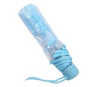 1 Paraguas Plegable Transparente Paraguas Princ de Moda Cereza # Azul La Apertura de Este Paraguas Permite un Despliegue Rápido Paraguas Paraguas de Lluvia Paraguas Plegable