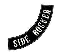 1 parche termoadhesivo personalizado, parche para motocicleta, chaleco motorista, parche bordado personalizado para chaqueta, ropa, bolsas (color: negro sobre negro)