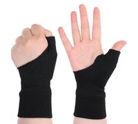 1 Pareja Muñequera Pulgar, Muñequera Tendinitis, Guantes De Compresión Para Artritis, Guantes De Apoyo Del Pulgar Transpirables Con Almohadillas De Gel, Para Soporte De Muñeca Y Tendinitis (Nero S)