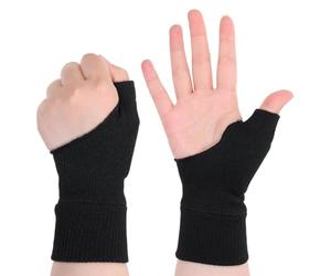 1 Pareja Muñequera Pulgar, Muñequera Tendinitis, Guantes De Compresión Para Artritis, Guantes De Apoyo Del Pulgar Transpirables Con Almohadillas De Gel, Para Soporte De Muñeca Y Tendinitis (Nero S)