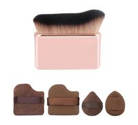 1 -Part Make -Up Pincel Y Fade De 4 -Parte, Cepillos De Rubor Suave, Herramientas De Fabricación, Hojaldre Portátil, Productos De Belleza.