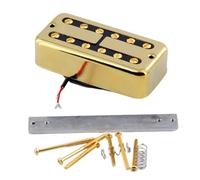 1 pastilla humbucker estilo FT for guitarra eléctrica Alnico 2, for mástil y puente.(Gold bridge)