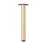 1 pata ajustable para muebles, patas de soporte de aleación de aluminio, patas de mesa de metal, patas de repuesto para mesa de comedor, escritorio, barra, soporte alto, doradas, altura personalizad
