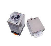 1 PC AH3-2 Time Relay AC/DC Thick Stitch Power-on Delay Timer AH3-3 Time Set Range 0.1S-60m with Base DC12V24V AC220V QWZBEIRUK(DC24V,AH3-3 0-10Minutes)