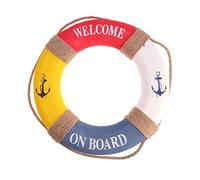 1 Pc Anillo De Vida Decorativo De Vida Decoración Letrero De Pared Náutico Decoración Pirata Decoración De La Pared Del Tubo De Natación Puerta Micro Playa Señalización