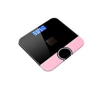 1 PC Báscula electrónica dormitorio batería batería báscula negro