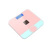 1 pc Báscula electrónica dormitorio batería batería báscula rosa