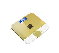 1 PC Báscula electrónica dormitorio con pilas báscula de pesaje dorado