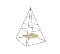 1 Pc Beautiful Jewelry Rack Practical Display Stand Iron Storage Stand (golden)