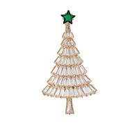 1 Pc broche de navidad broche de jesus broche rosa llavero de animales christmas christmas presents broche de exquisito para navidad Broche de ropa aaa circón Golden BESTYASH