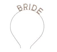 1 Pc diadema con letras hair topper tocados de novia para matrimonio Accesorios de novia niña de las flores Accesorios para el cabello Sombrerería Venda chica aleación