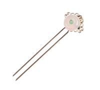 1 Pc horquilla hair clips orquillas hair pin hair bow Moda femenina palos de pelo de kimono palos de pelo de flores vintage palillo de pelo palo de pelo tocado de niña ágata blanca Beaupretty