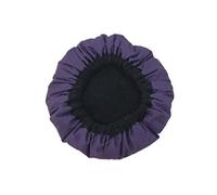 1 PC Inaldo de acondicionamiento profundo Capa de calor de linaza Capa de calor microondas Capa de cuidado de cabello Tapa de calor para el cabello acondicionador profundo Terape, morado, linaza Capa
